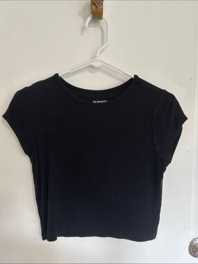 PacSun PS/Basics Black Short Sleeve Crewneck Tee